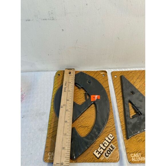 2 Cast Aluminum Estate by Cole "9 & 4" Vintage - Picture 3 of 4